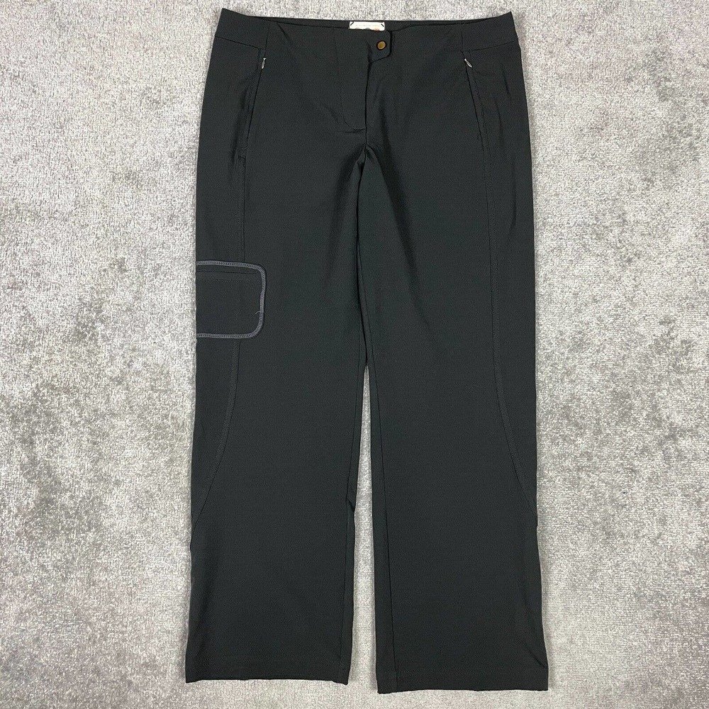 Title Nine Pants Womens 16 XL Black Baggy Hiking Climbing Nylon Lightweight